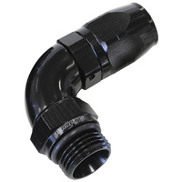 AF549-10-10BLK - MALE HOSE END -10ORB to-10HOSE