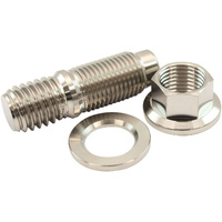 Aeroflow 1/2" Titanium Stud Nut and Washer Kit Sold as One Set