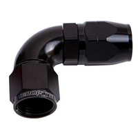 AF553-06BLK-25 - ALLOY 90 DEG HOSE END -6AN