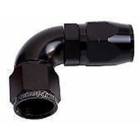 AF553-08BLK - ALLOY 90 DEG HOSE END -8AN