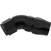 Aeroflow 200 Series 45° Stepped Hose End -8AN to -10AN Black Finish