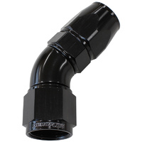 AF572-10DBLK - 45 DEG -10AN FULL FLOW TEFLON