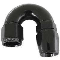 AF576-12DBLK - 180 DEG -12AN FULL FLOW TEFLON