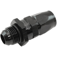 Aeroflow Male AN Swivel Straight Hose End -10AN to -10AN PTFE (Teflon®) Hose End - Black Finish