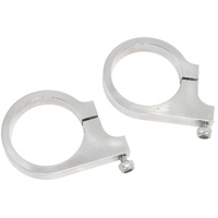 Aeroflow Replacement 2" Billet Mounting Brackets - Suit AF77-1021 Billet Radiator Overflow Tank, Polished Finish