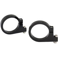 Aeroflow Replacement 2" Billet Mounting Brackets - Suit AF77-1021 Billet Radiator Overflow Tank, Black Finish
