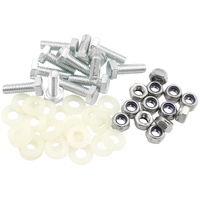 Aeroflow Replacement Bolts Nuts Washers Fuel Cell Tank Cap 12 Pack AF59-2200