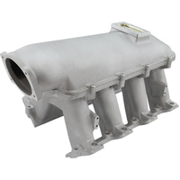 Aeroflow GM LS Cathedral Port Hi Rise EFI Modular Intake Manifold, Natural Cast Finish