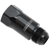 Aeroflow Roll Over Valve -10AN - Black Finish. -10 Female ORB to -10 Male AN