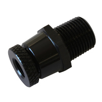 AF615-01BLK - 3/8" NPT INLINE TAP DRAIN 1/8