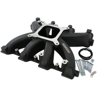 Aeroflow GM LS Rectangle Port Carby Intake Manifold L76 L92 LS3 Black