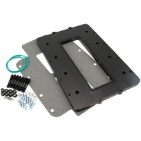 Aeroflow Top Plate with Supercharger Flange For Modular Intake Manifolds, Black Finish - Suit 6-71 & 8-71 Blowers