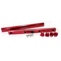 Aeroflow Billet Fuel Rail Kit Red for Holden Calais VT LS1 5.7 V8 99-00