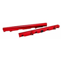 Aeroflow Holden LS2 LS3 6.0 6.2 V8 Fuel Injection Rails Red AF64-2006R