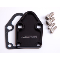 AF64-2028BLK - BILLET FUEL PUMP BLOCK OFF