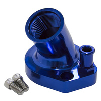 Aeroflow Billet Thermostat Housing Blue Suits 45 Deg Windsor AF64-2033