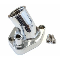 Aeroflow Billet Thermostat Housing Chrome Suits 45 Deg Windsor AF64-2033C