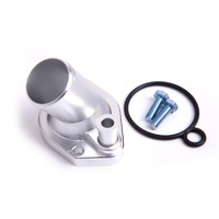 Aeroflow Billet Thermostat Housing Silver Suits 45 Deg Windsor AF64-2033S