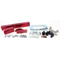 Aeroflow Rotary Fuel Rail Kit Series 6 7 & 8. Mazda Rx7 Red AF64-2104R