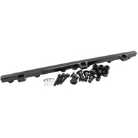 Aeroflow Billet EFI Fuel Rail Toyota 2JZ-GE Supra Black -8 ORB AF64-2260BLK