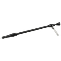 Aeroflow Subaru EJ Engine Dipstick - Black Finish - Stainless Steel Flexible Dipstick
