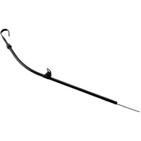 Aeroflow Holden V8 Front Sump Engine Dipstick - Black Plated Steel Suit 253-308 VB-VT Holden Commodore