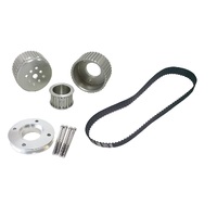 Aeroflow Gilmer kit w/power steer pulley for Holden HQ HJ 253 308 V8 Silver AF64-3003 AF65-1004 AF64-3010