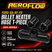 Aeroflow Ford BA - BF - FG Billet Heater Hose T-Piece AF64-4041BLK