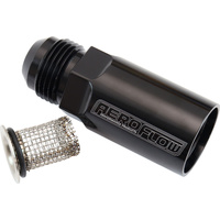 Aeroflow Straight Dry Sump Scavenge Oil Filter -12AN Black Finish
