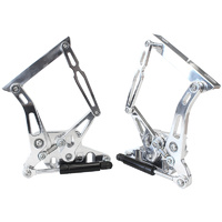 AF64-4105 - BILLET BONNET HINGE KIT POLISH