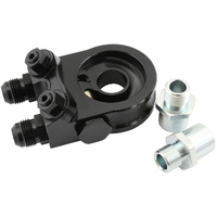 Aeroflow Subaru EJ Dual Port Sandwich Oil Thermostat Adapter M20 Filter 4x -10 O