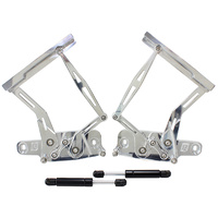 AF64-4128 - BILLET BONNET HINGE KIT POLISH