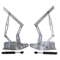 AF64-4129 - BILLET BONNET HINGE KIT POLISH