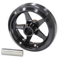 AF64-4360BLK - BILLET WHEELIE BAR WHEEL