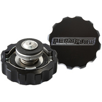 Aeroflow Billet Radiator Cap Large 42mm 21psi 1.4 Bar Black AF64-5044BLK