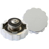 Aeroflow Billet Radiator Cap Large 42mm 21psi 1.4 Bar Silver AF64-5044S