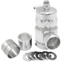 Aeroflow Compact Blow Off Valve Silver BOV Kit Weld-On Flange V-Band AF64-5049