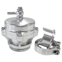 Aeroflow 50mm Blow Off Valve Silver Finish V-Band Weld-On Flange AF64-5050S