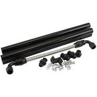 Aeroflow Small Block Ford Windsor Fuel Rail Kit for Air Gap Intake Manifold