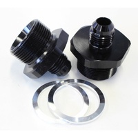 AF708-06BLK - Male -6 to 1" x 20 Quadrajet B