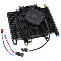 Aeroflow 13.5 X 9" Comp Trans Cooler With 120W Fan & Switch 1/2Npt AF72-6000