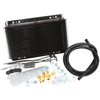 Aeroflow Oil Cooler Kit 3/8" Barb 11" x 6" x 1-1/2" AF72-6050