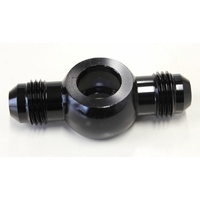 AF721-06-06BLK - Banjo 1/2" to Dual -6AN