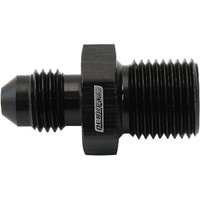 Aeroflow Metric to Male Flare Adapter M14 x 1.25mm to -6AN Blue Finish