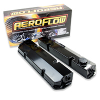 Holden Commodore VN VP VR VS VT 5L 304 V8 Aeroflow Black Fabricated Valve Covers