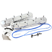 Aeroflow GM LS Factory Valve Covers Tall Polished LS1 LS2 LS3 AF77-5019P