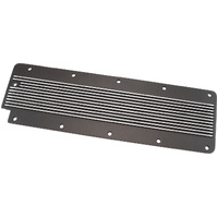 Aeroflow GM LS2 Finned Valley Plate Black Finish
