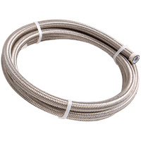 AF800-06-2M - #6 NYLON BRAIDED A/C S/S HOSE