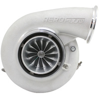 Aeroflow BOOSTED 7682 V-BAND 0.85 Turbocharger 1500HP Natural Cast Finish