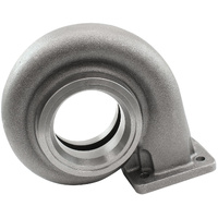 Aeroflow Boosted 1.01 A/R T4 Twin Exhaust Housing, Suits Boosted 7375 & 7975 Turbochargers - Cast Iron Material